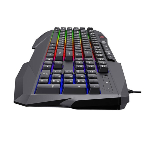 Herní klávesnice Havit KB878L RGB (černá) navod