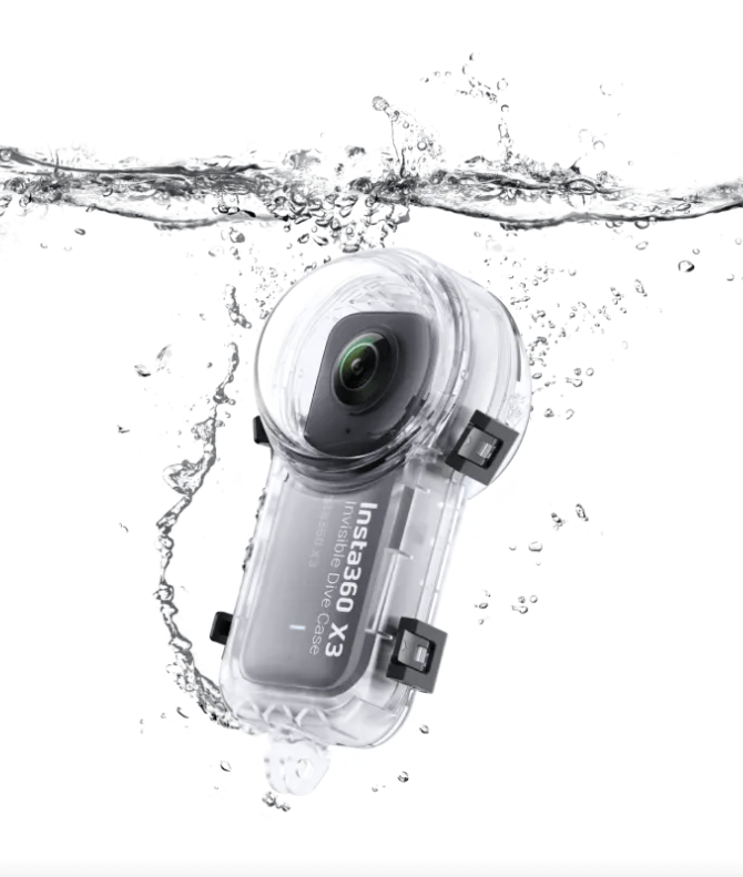 Insta360 X3 Invisible Dive Case navod