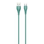 USB to USB-C cable LDNIO LS611, 25W, 1m (green)