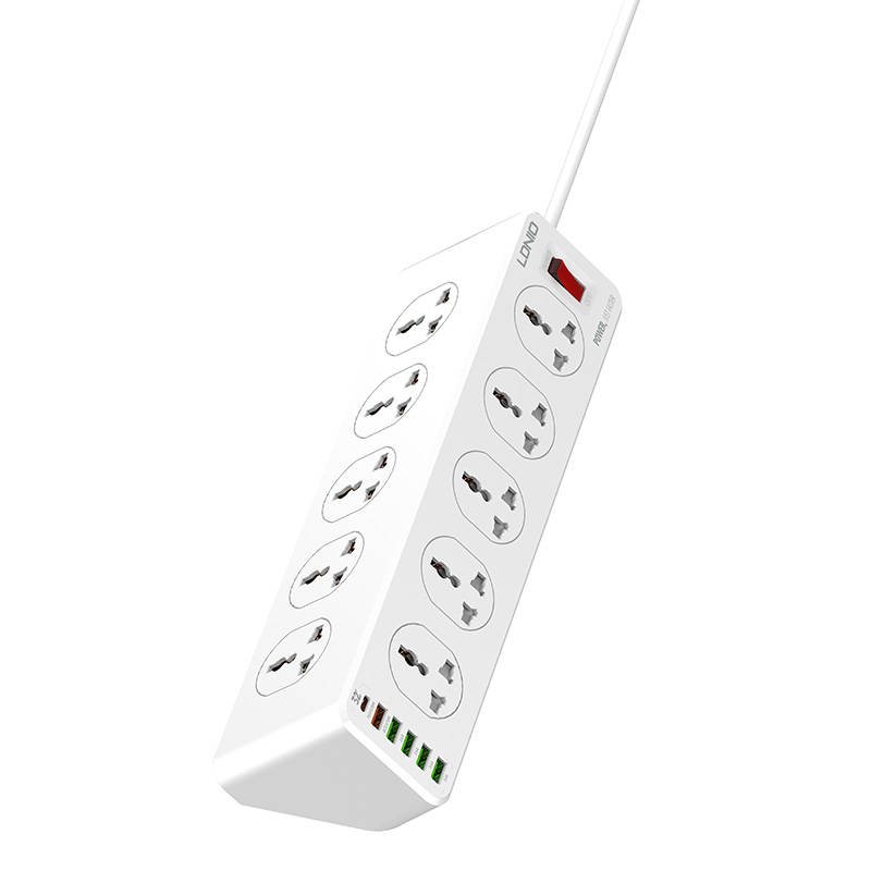 LDNIO SC10610 napájecí lišta s 10 zásuvkami