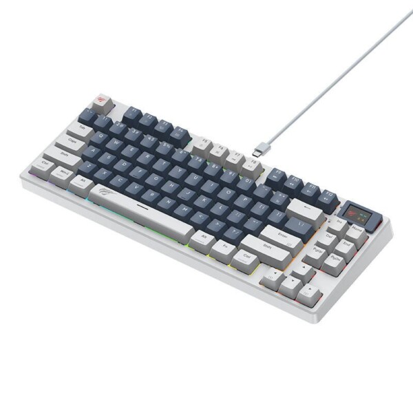Mechanická herní klávesnice Havit KB884L White distributor