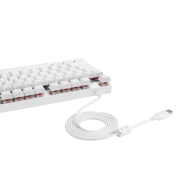 Mechanická herní klávesnice Motospeed K82 RGB (bílá) sk