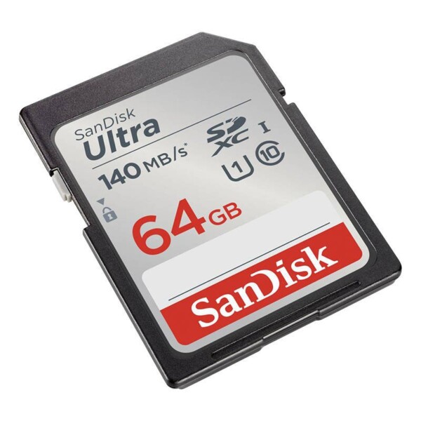 Memory card SANDISK ULTRA SDXC 64GB 140MB/s UHS-I Class 10 (SDSDUNB-064G-GN6IN) navod