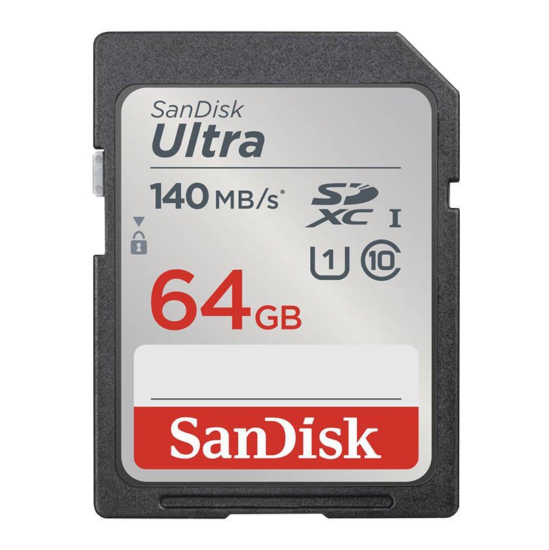 Memory card SANDISK ULTRA SDXC 64GB 140MB/s UHS-I Class 10 (SDSDUNB-064G-GN6IN)
