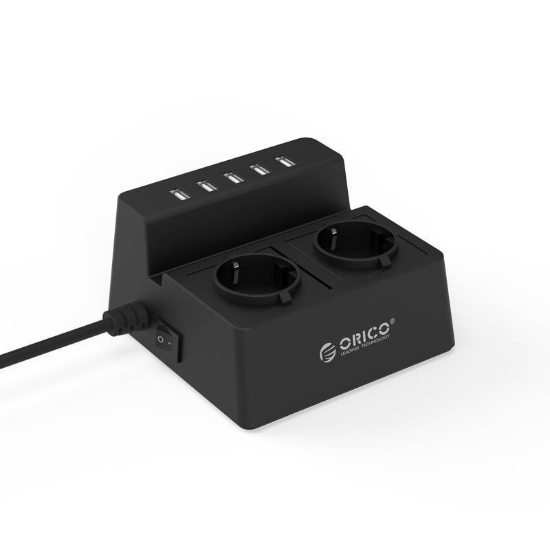 Napájecí lišta / HUB Orico ODC-2A5U-V1-EU-WH 5x USB 2