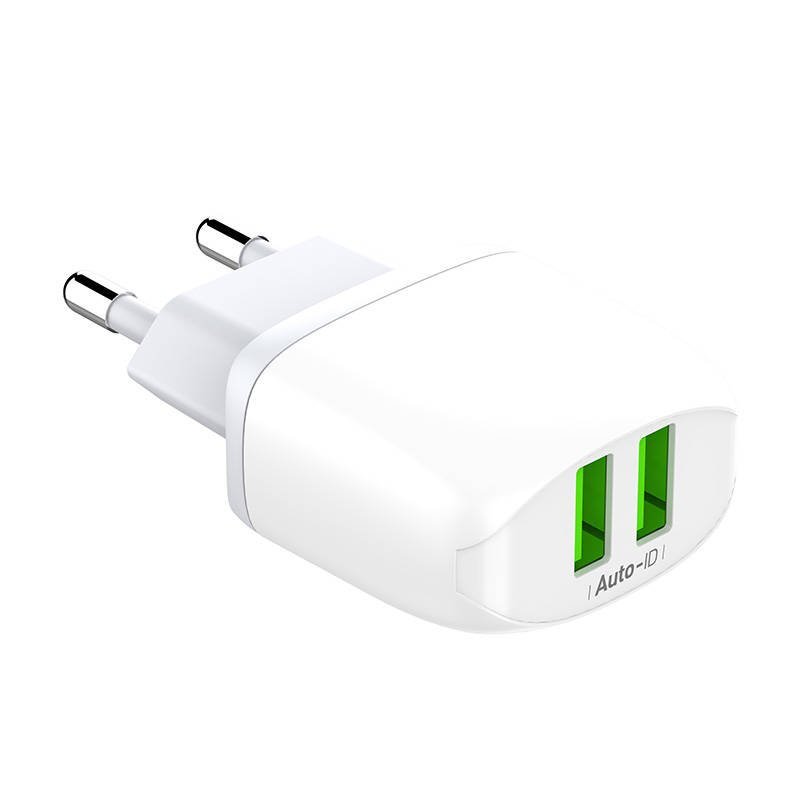 Nástěnná nabíječka LDNIO A2219 2USB + kabel Lightning navod