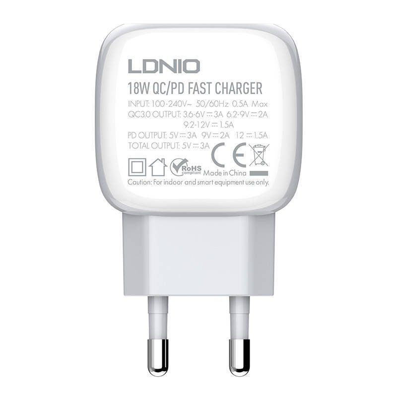 USB-C 20W + kabel MicroUSB