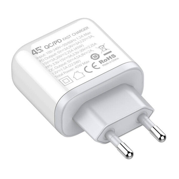 Nástěnná nabíječka LDNIO A2526C USB