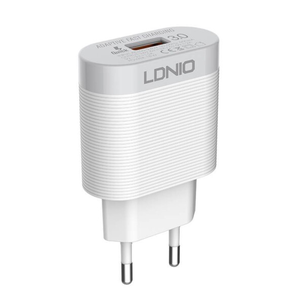 Nástěnná nabíječka LDNIO A303Q USB 18W + kabel USB-C distributor