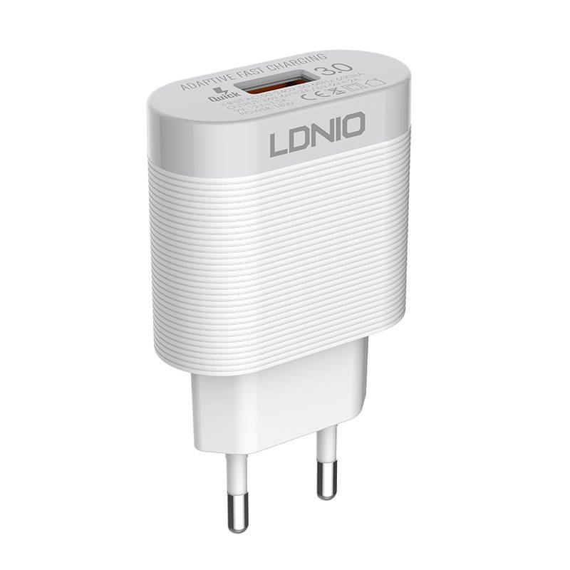 Nástěnná nabíječka LDNIO A303Q USB 18W + kabel USB-C distributor