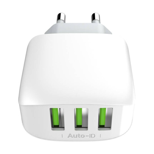 Nástěnná nabíječka LDNIO A3312 3USB + kabel USB-C navod