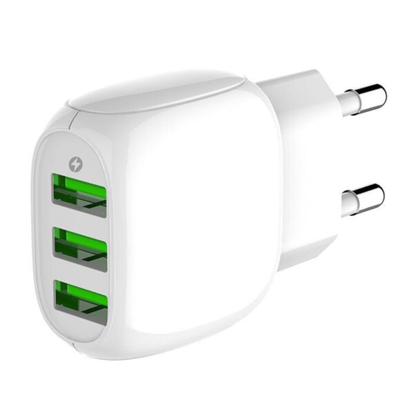 Nástěnná nabíječka LDNIO A3315 3USB + kabel USB-C navod