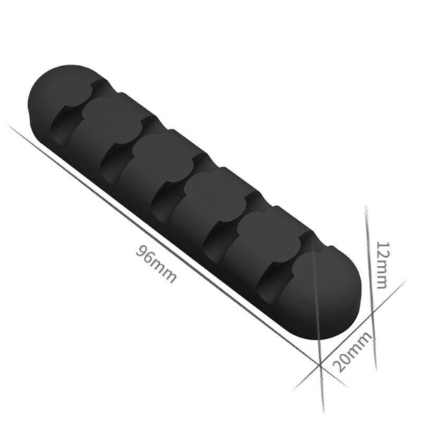 Organizér držáku kabelů Orico 5 slotů (černý) distributor