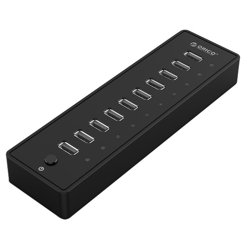 Orico 10v1 adaptérový rozbočovač 10x USB 2.0