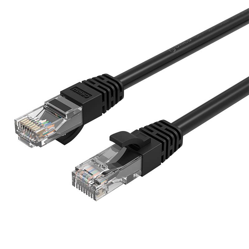 Orico RJ45 Cat.6 kulatý síťový kabel Ethernet 10 m (černý) cena