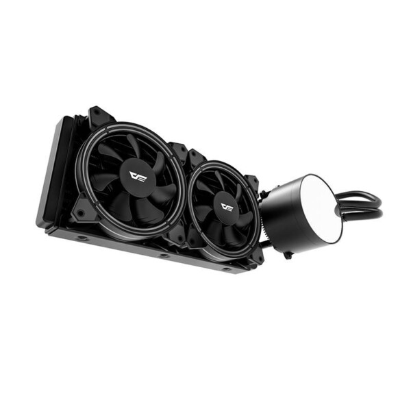 PC vodní chlazení AiO Darkflash TR240 RGB 2x 120x120 (černý) sk