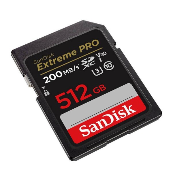 Paměťová karta SANDISK EXTREME PRO SDXC 512GB 200/140 MB/s UHS-I U3 (SDSDXXD-512G-GN4IN) navod