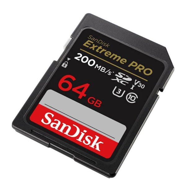 Paměťová karta SANDISK EXTREME PRO SDXC 64GB 200/90 MB/s UHS-I U3 (SDSDXXU-064G-GN4IN) cena