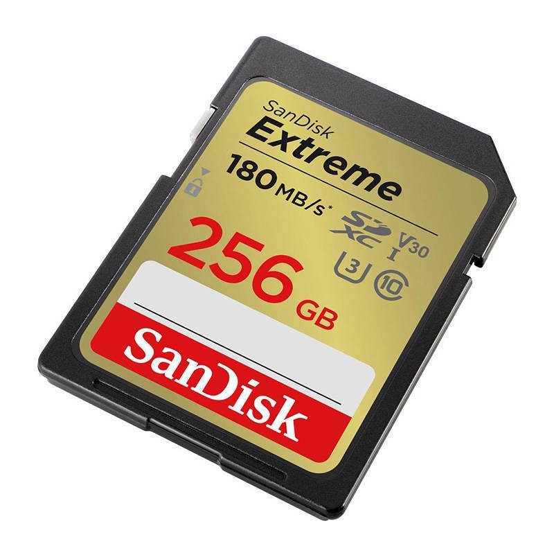 Paměťová karta SANDISK EXTREME SDXC 256 GB 180/130 MB/s UHS-I U3 (SDSDXVV-256G-GNCIN) navod