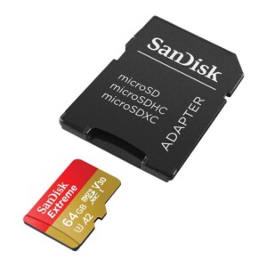 Paměťová karta SANDISK EXTREME microSDXC 64 GB 170/80 MB/s UHS-I U3 (SDSQXAH-064G-GN6MA)