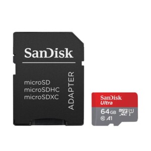 Paměťová karta SanDisk ULTRA ANDROID microSDXC 64 GB 140MB/s A1 Cl.10 UHS-I + ADAPTÉR