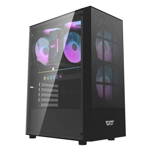 Počítačová skříň Darkflash A290 + 3 ventilátory (černá) cena