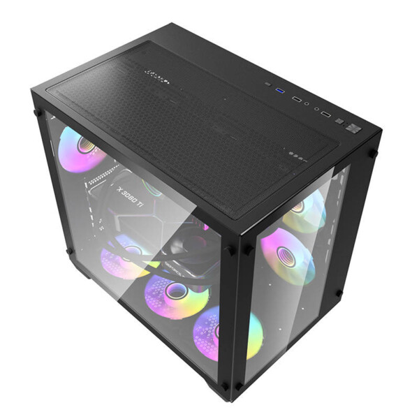Počítačová skříň Darkflash C285 (černá) sk
