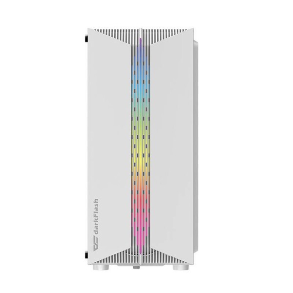 Počítačová skříň Darkflash DK151 LED se 3 ventilátory (bílá) cena