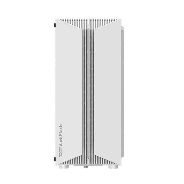 Počítačová skříň Darkflash DK151 LED se 3 ventilátory (bílá) navod