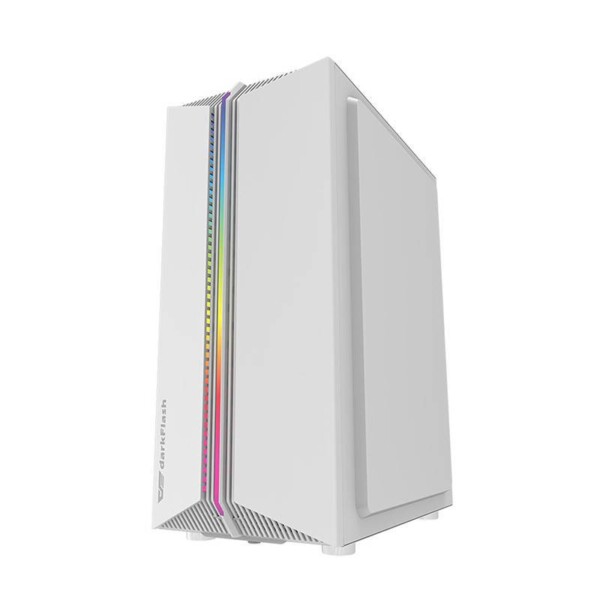 Počítačová skříň Darkflash DK151 LED se 3 ventilátory (bílá) distributor