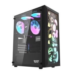 Počítačová skříň Darkflash DK180 Graffiti (černá)