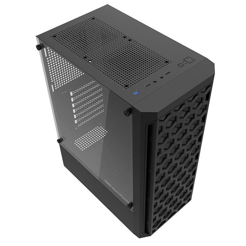 Počítačová skříň Darkflash DK300 ATX se 4 ventilátory (černá) cena