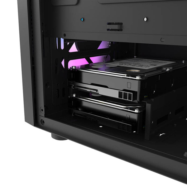 Počítačová skříň Darkflash DK300 ATX se 4 ventilátory (černá) distributor