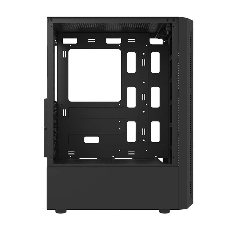 Počítačová skříň Darkflash DK300M Micro-ATX se 3 ventilátory (černá) distributor