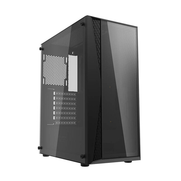 Počítačová skříň Darkflash DK352 Plus se 4 ventilátory (černá) sk