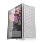 Počítačová skriňa Darkflash DK361 4 ventilátory (biela)