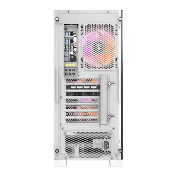 Počítačová skříň Darkflash DK361 + 4 ventilátory (bílá) navod