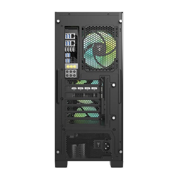 Počítačová skříň Darkflash DK361 + 4 ventilátory (černá) navod