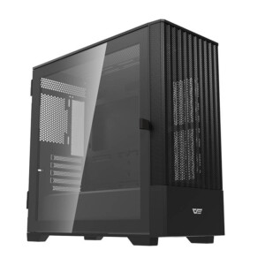 Počítačová skříň Darkflash DK415 + 2 ventilátory (černá)