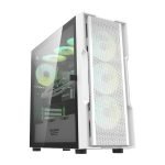 Počítačová skriňa Darkflash DK431 4 ventilátory (biela)