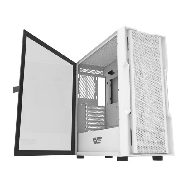 Počítačová skříň Darkflash DK431 + 4 ventilátory (bílá) distributor