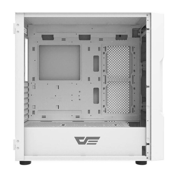 Počítačová skříň Darkflash DK431 + 4 ventilátory (bílá) sk