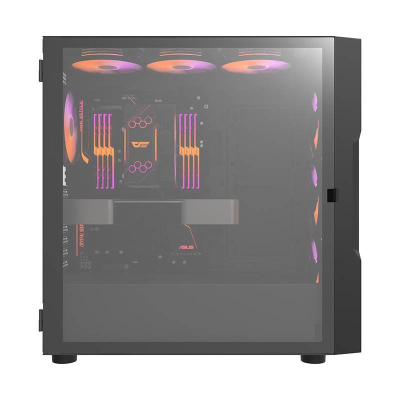 Počítačová skříň Darkflash DK431 Mesh + 4 ventilátory (šedá) cena
