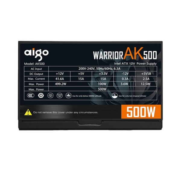 Počítačový zdroj Aigo AK500 (černý) distributor