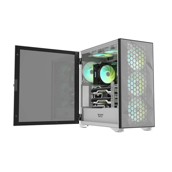 Sada počítačových ventilátorů ARGB Darkflash C6 3v1 120x120 (bílá) cena