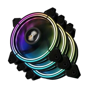 Sada počítačových ventilátorů ARGB Darkflash CF11 Pro 3v1 120x120 (černá)