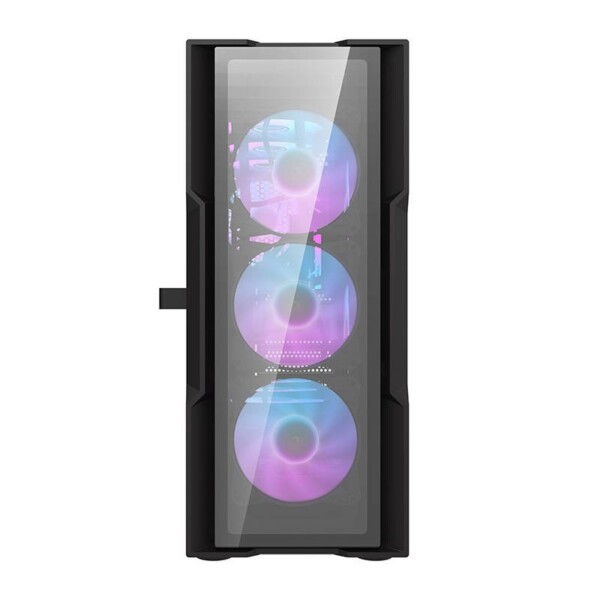 Skleněná počítačová skříň Darkflash DK431 + 4 ventilátory (černá) navod