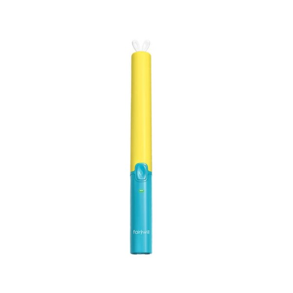 Sonický zubní kartáček se sadou hlavic FairyWill FW-2001 (modrá/žlutá) cena