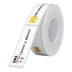 Termálne etikety Niimbot nálepky 12x40 mm, 160 ks