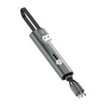 USB cable 3in1 LDNIO LC99 0.3m